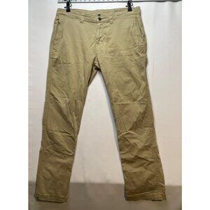 George jeans mens 34 x 30 slim straight GM08467 sand khaki beige brown